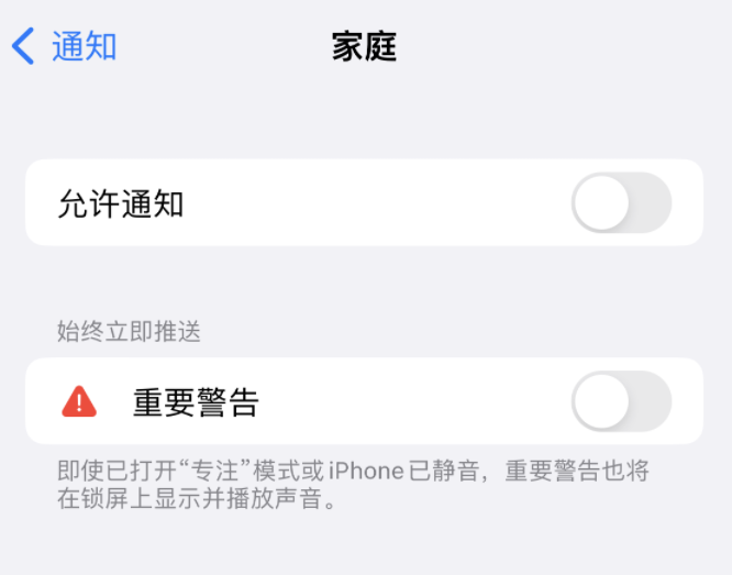 麦盖提苹果14维修分享iPhone14系列机型弹出“家庭”警告后卡死如何解决 