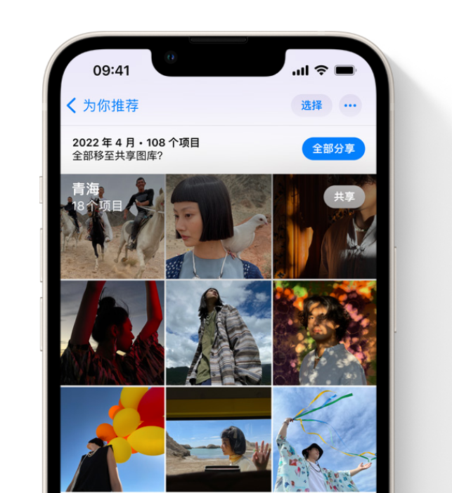 麦盖提苹果维修网点分享在 iPhone 上使用共享图库 