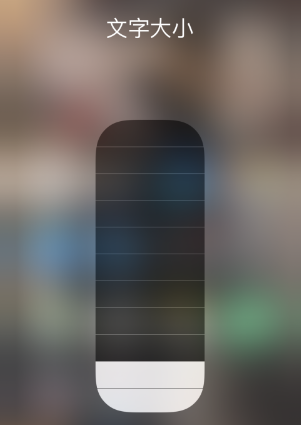 麦盖提苹果手机维修分享小技巧：在 iPhone 控制中心快速调节字体大小 